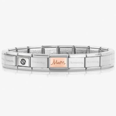 Nomination CLASSIC Rose Gold Plates Mum Bracelet 430101/34