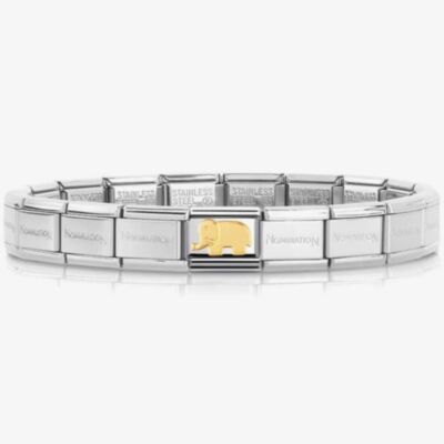 Nomination CLASSIC Gold Animals of Earth Elephant Bracelet 030112/08