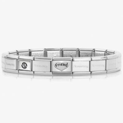 Nomination CLASSIC Silvershine Friend Heart Bracelet 330101/18