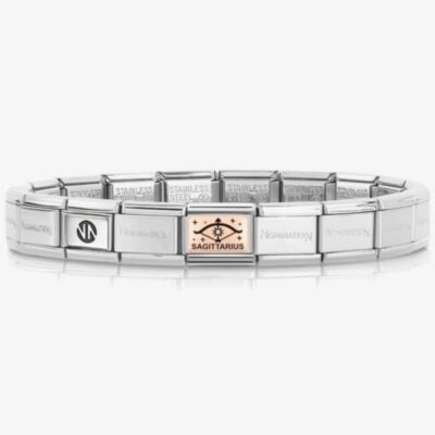 Nomination CLASSIC Composable Plates Sagittarius Bracelet 430112/09