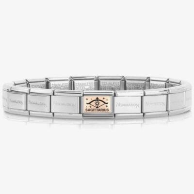 Nomination CLASSIC Composable Plates Sagittarius Bracelet 430112/09