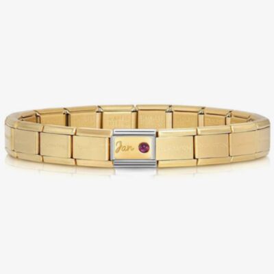 Nomination CLASSIC Composable January Garnet Bracelet 430508/05
