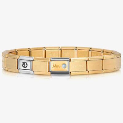 Nomination CLASSIC Composable March Aquamarine Bracelet 430508/08
