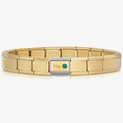 Nomination CLASSIC Composable May Emerald Bracelet 430508/10