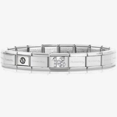 Nomination CLASSIC Silvershine 16 Charm Bracelet 330304/17 & 530300 SI