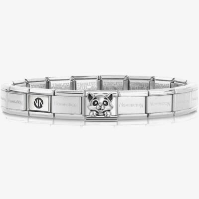 Nomination CLASSIC Silver Cat Charm Bracelet 530300 SI & 330114/18