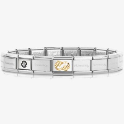Nomination CLASSIC Silver Pisces Charm Bracelet 530300 SI & 030167/12