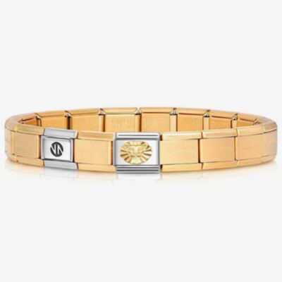 Nomination CLASSIC Gold Leo Charm Bracelet 530301 SI 008 & 030167/05