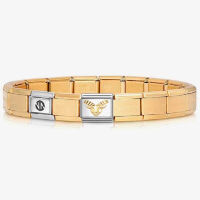 Nomination CLASSIC Gold Capricorn Charm Bracelet 530301 SI 008 & 030167/10