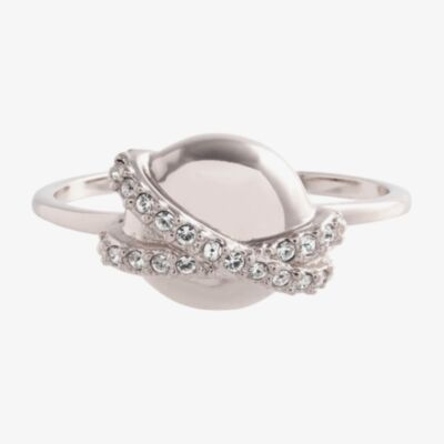 Olivia Burton Celestial Silver Tone Planet Adjustable Ring OBJ16CLR21