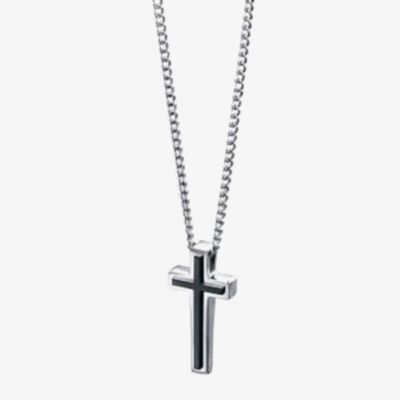 Fred Bennett Black Cross Pendant P3006