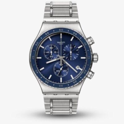 Swatch Cobalt Lagoon Chronograph Watch YVS496G 
