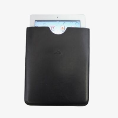 TONY PEROTTI Black Leather IPad Cover TP2987G BLACK