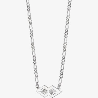 Daisy London Palms Sterling Silver Mini Palm Leaf Necklace WN01_SLV
