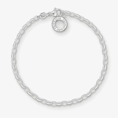 THOMAS SABO Sterling Silver Classic Charm Bracelet X0163-001-12
