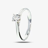 9ct White Gold 0.10ct Diamond Ring S4457D.9W.010F