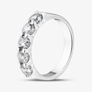 Pure Brilliance 9ct White Gold 1.00ct Diamond Five Stone Ring THR5555-100 (WG)