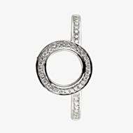 18ct White Gold Diamond Ring Enhancer DSWR79