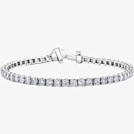 9ct White Gold 5.00ct Diamond Tennis Bracelet BR977WG/5-10