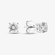 Pure Brilliance 9ct White Gold 0.75ct Round Cut Diamond Stud Earrings THE2534-75 (WG)