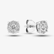 9ct White Gold 0.25ct Diamond Stud Earrings THE5862-25