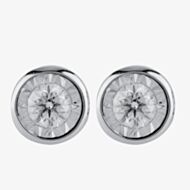9ct White Gold 0.16ct Diamond Stud Earrings SKE26677-20