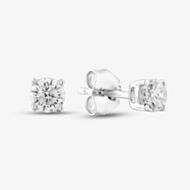 18ct White Gold 0.50ct Four Claw Diamond Stud Earrings THE2534-50 18KW