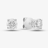 18ct White Gold 1.00ct Four Claw Diamond Stud Earrings THE2534-100W