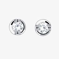 18ct White Gold 0.66ct Diamond Stud Earrings HE025PRS
