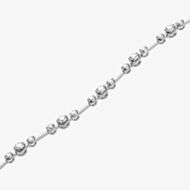 18ct White Gold 1.75ct Diamond Bar Bracelet HB152S