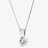 18ct White Gold Tension-set Diamond Pendant P2038W/XX-18