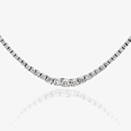 18ct White Gold 5.00ct Diamond Graduating Necklace THN24356-500