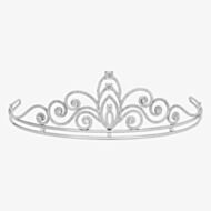 Mastercut Sterling Silver 4.50ct Diamond Encrusted Tiara MASTERCUT_TIARA