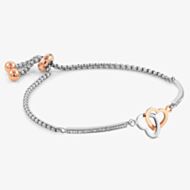 Nomination MILLELUCI Interlocking Hearts Bracelet 028004/051