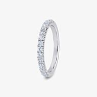 Platinum 1.00ct Diamond Brilliant Cut Stone Set Wedding Ring FPF-240-100-100-PT N