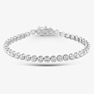 9ct White Gold Certificated Lab Grown 5.00ct Diamond Tennis Bracelet LGB15917-500 (WG)