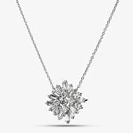 Pure Brilliance 9ct White Gold 0.65ct Lab Grown Diamond Cluster Pendant LGN45914-65SF