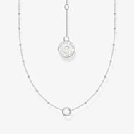 THOMAS SABO Silver Circle Member Charm Necklace X0289-007-21-L45