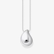 THOMAS SABO Sterling Silver Organic Drop Pendant Necklace KE2281-001-21-L50V