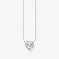 THOMAS SABO Sterling Silver Heart Shaped Pendant Necklace KE2280-051-14-L45V