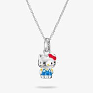 THOMAS SABO Hello Kitty Blue Charm Necklace KE2389-M06-7-L45V