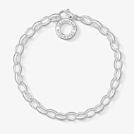 THOMAS SABO Silver Oval Belcher Bracelet X0031-001-12