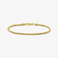 THOMAS SABO Venezia 3mm Gold Plated Chain Bracelet A2086-413-39