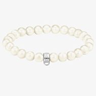 THOMAS SABO As We Love Freshwater Pearl Silver Bracelet X0293-082-14
