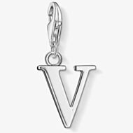 THOMAS SABO Silver Letter V Charm 0196-001-12