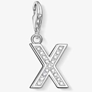 THOMAS SABO Silver Cubic Zirconia Letter X Charm 0246-051-14