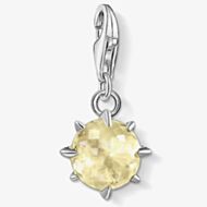 THOMAS SABO Silver Yellow November Birthstone Charm 1783-774-4