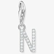 THOMAS SABO Silver Cubic Zirconia Letter N Charm 1951-051-14