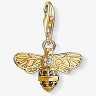 THOMAS SABO Silver Gold Plated Bee Charm 1449-414-39