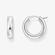 THOMAS SABO Sterling Silver 16.2mm Chunky Hoop Earrings CR747-001-21